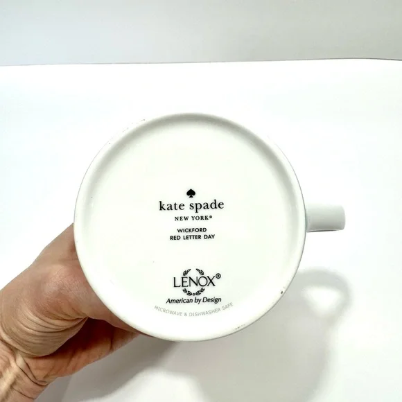 KATE SPADE WHATS IN A NAME INITIAL “K” COFFEE MUG - Picture 5 of 7